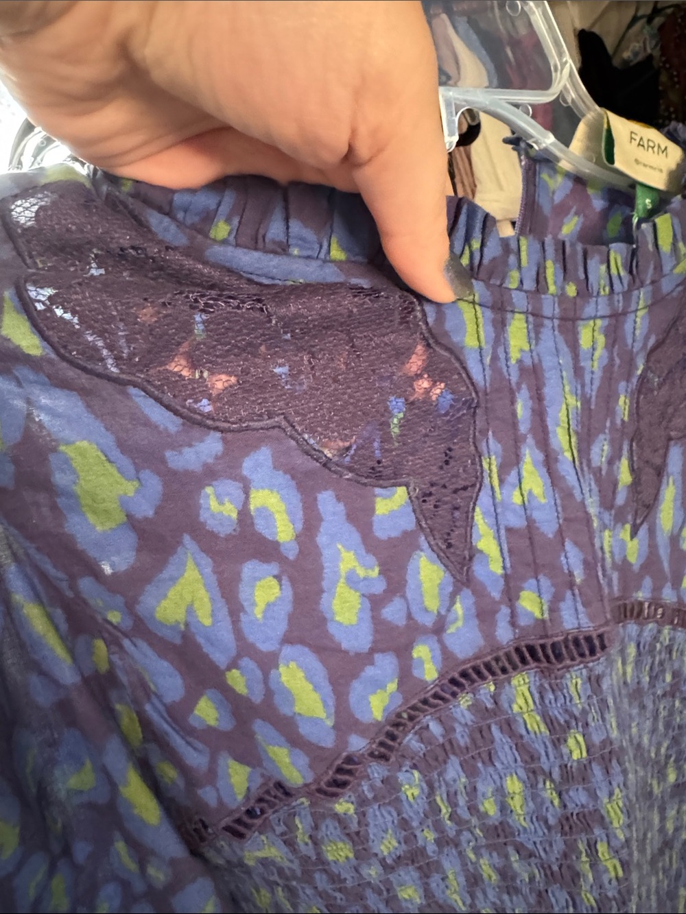 FARM Rio Smocked Blouse - Picture 2 of 9